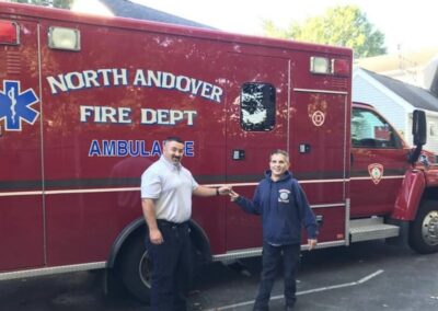 North Andover, MA donated an old ambulance that Rehab FIve repurposed jpg